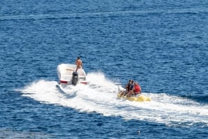 Depuis Sharm : Safari en quad, parachute ascensionnel, bateau en verre et sports nautiques