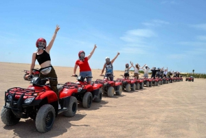 Hurghada: Quad Bike, Buggy, Jeep Safari, Camel Ride & Dinner