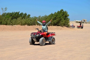 Hurghada: Quad Bike, Buggy, Jeep Safari, Camel Ride & Dinner