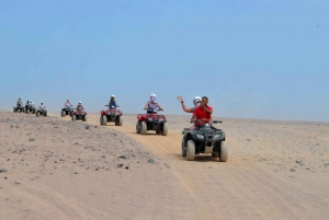 Hurghada: Quad Bike, Buggy, Jeep Safari, Camel Ride & Dinner