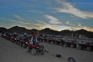 Hurghada: Quad Bike, Buggy, Jeep Safari, Camel Ride & Dinner