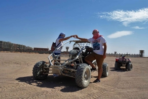 Hurghada: Quad Bike, Buggy, Jeep Safari, Camel Ride & Dinner