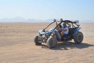 Hurghada: Quad Bike, Buggy, Jeep Safari, Camel Ride & Dinner