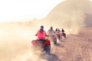 Sharm: Safári de quadriciclo, passeio a cavalo e passeio de camelo com café da manhã