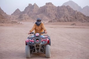 Sharm El Sheikh Aventura en quad ATV y lancha rápida privada