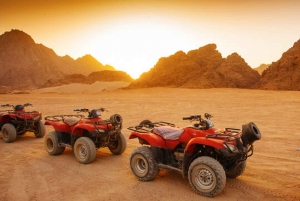 Sharm El Sheij: Excursión en quad, observación de estrellas, camello, cena y espectáculo