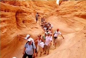 Sharm El Sheikh : Excursion d'une journée au Canyon coloré, au Trou bleu et à Dahab