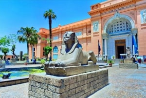 Sharm El-Sheikh: Dagvullende tour van Caïro en Piramides per bus