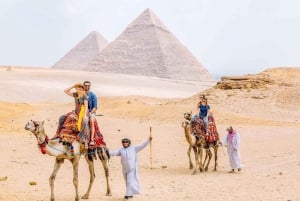 Sharm El-Sheikh: Dagvullende tour van Caïro en Piramides per bus