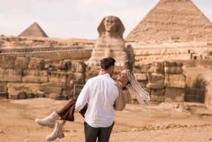 Sharm El-Sheikh: dagvullende tour naar Caïro en de piramides per bus