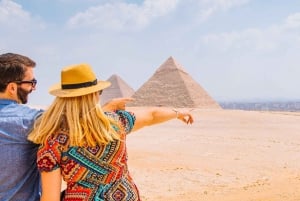 Sharm El Sheikh: Viagem de 1 dia ao Planalto de Gizé e ao Museu Egípcio