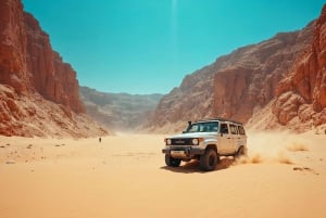 Sharm El-Sheikh: Jeep Adventure to Blue Hole, Canyon & Dahab