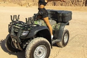 Sharm El Sheikh: excursión en quad y safari por el desierto con servicio de recogida