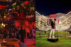 Sharm el shiekh Noche de fiesta en el Café Farsha y la Plaza del Soho