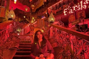 Sharm el shiekh Noche de fiesta en el Café Farsha y la Plaza del Soho