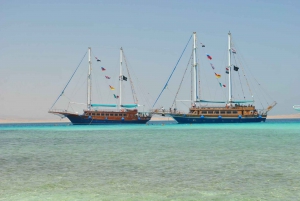 Sharm: Pirates Sailing Boat to Ras Mohammed & buffet lunch