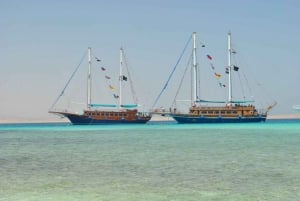 Sharm: Pirates zeilboot naar Ras Mohammed & lunchbuffet