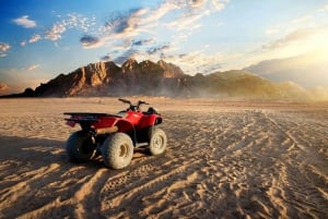 Sonnenaufgang oder Sonnenuntergang Sharm El Sheikh ATV Quad Abenteuer