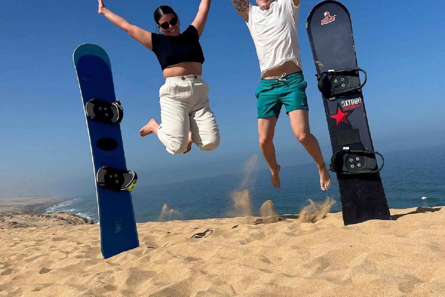 Поездка на верблюде по пустыне на закате, катание на сэндборде и ужин-барбекю