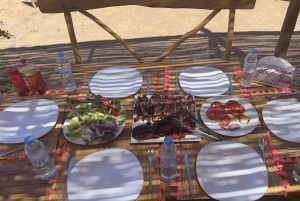 Поездка на верблюде по пустыне на закате, катание на сэндборде и ужин-барбекю