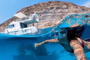 5 godzin Lampedusa: Rejs wycieczkowy z panino SUP i snorkelingiem