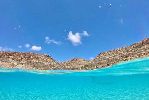 5 godzin Lampedusa: Rejs wycieczkowy z panino SUP i snorkelingiem