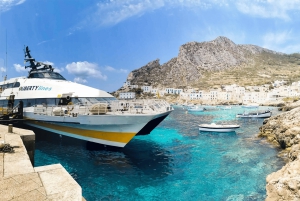 De Ægadiske Øer: Færgebillet mellem Trapani og Levanzo