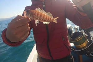 Agrigento: Pesca en barco cerca de la costa para grupos pequeños