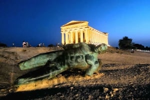 Agrigento: nocna wycieczka bez kolejki po dolinie świątyń