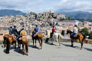 Alcantaran rotkot: ratsastus ja Etna-viinin maistelu