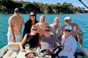 Almira Cefalù: Boat trip with aperitif, snorkeling, and caves