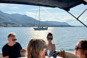 Almira Cefalù: wycieczka łodzią z aperitifem, snorkelingiem i zwiedzaniem grot