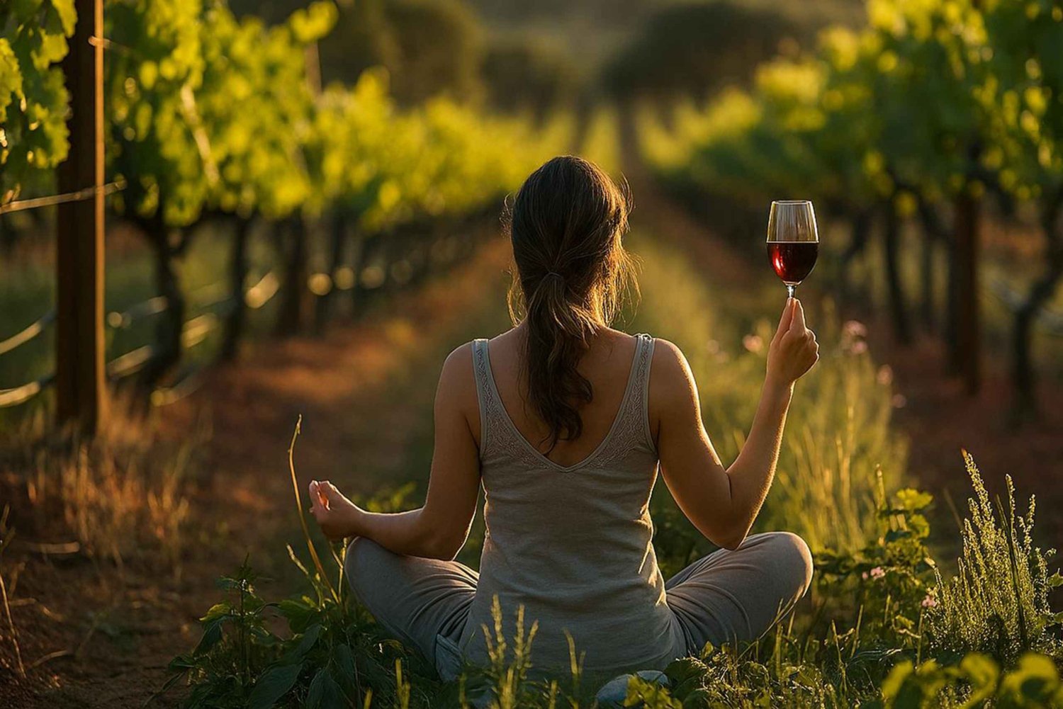 Aperitif im Weinberg Sizilien: Weinbergbesichtigung mit Aperitif bei Sonnenuntergang