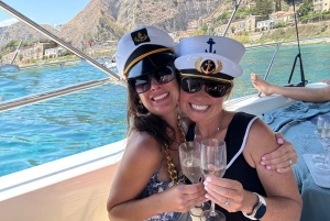 Aperitiff om bord på luksuriøs privat omvisning