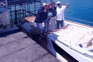 Aperitiff om bord på luksuriøs privat omvisning