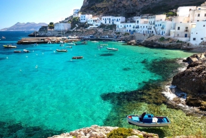 Boat excursion to Favignana and Levanzo from San Vito