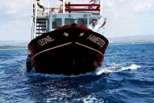 Boat tour of Ortigia at sunset with drinks included