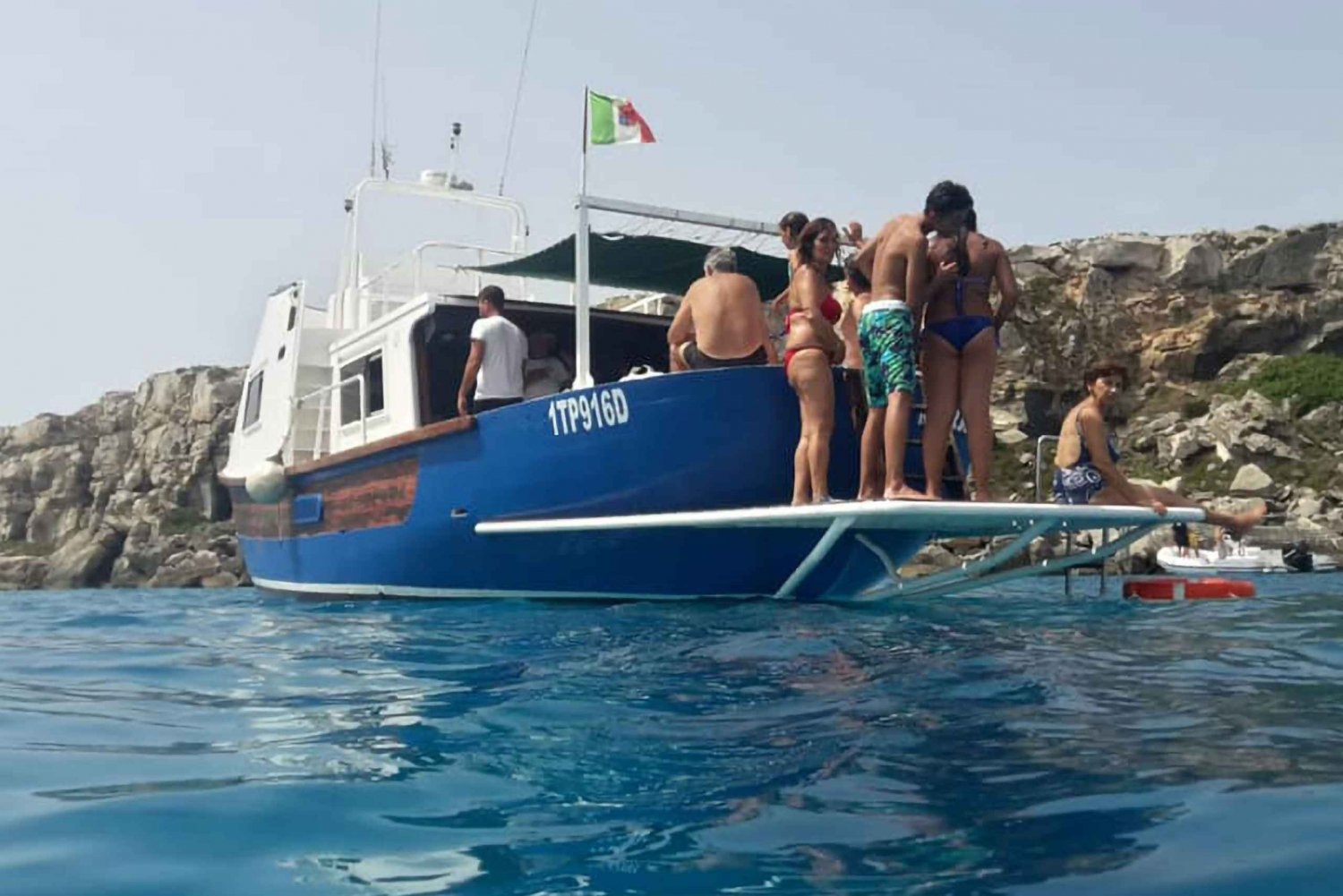 From Marsala: Egadi Islands Boat Trip with Snacks & Prosecco