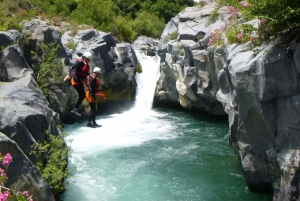 Canyoning et bodyrafting dans la rivière Alcantara