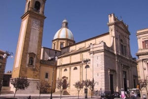 Bil/Minivan-tur från Syrakusa till Villa Romana del Casale och Caltagirone