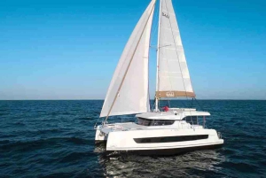 Catamaran day trip in Palermo with lunch or aperitif for 12 people