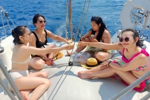 Catania: excursión en velero por la costa con aperitivo