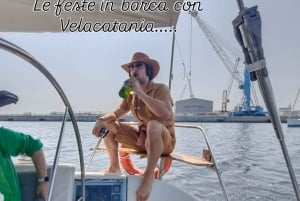 Catania: excursión en velero por la costa con aperitivo