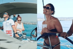 Catania: Sejltur langs kysten 6 timer med aperitif og frokost