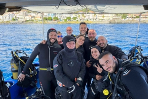 Catania : Diving for patented divers