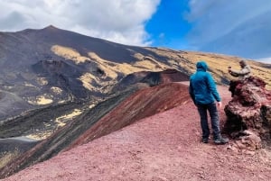 Catânia: Excursão matinal ao Etna com degustações e serviço de busca