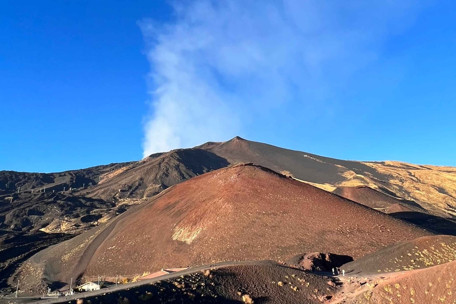 Katania: Etna Sunset Tour z odbiorem i transportem powrotnym