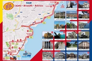 Catania: Hop-on-hop-off-bus naar Acicastello en Acitrezza