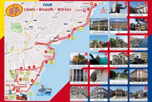 Catania: Hop på-/hop af-bustur til Acicastello & Acitrezza