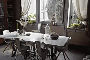 Catania: Ravioli de pistacho, Clase de cocina casera de pasta con vino